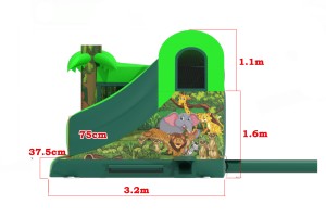 NOUVEAU!! Mini combo Jungle slide ® (avec toiture amovible)