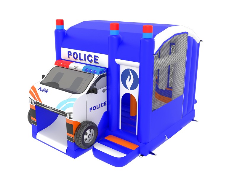 Te koop: Springkasteel politie 
