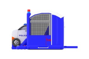 Te koop: Springkasteel politie 