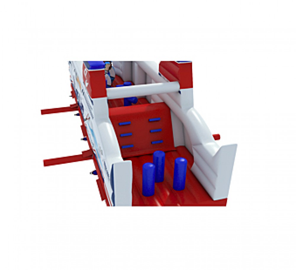 Parcours d'obstacle ferry boat (3,3x12,5x3,8m)