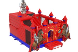 Te Koop: Rode ridderkasteel met klimmuur 
