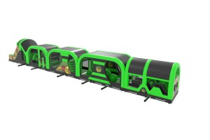 NOUVEAU!! Parcours d'obstacles Fun Run Toxic Waste ©