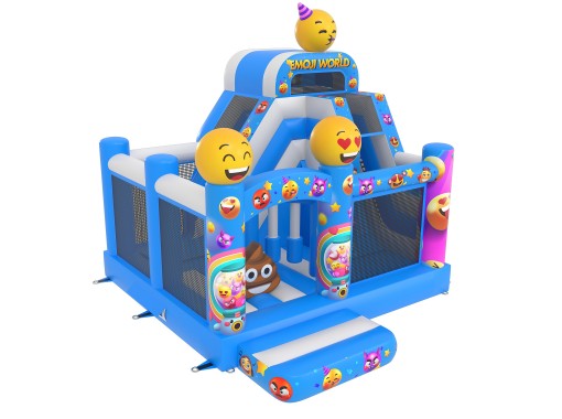 Te koop: springkasteel emoji 