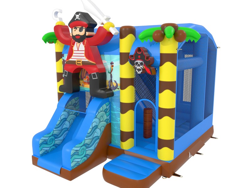 NIEUW!! Combo Piraat met dubbele glijbaan ©