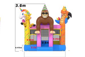NIEUW!! Mini combo Feestbeesten met afneembaar dak ©