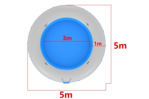 Piscine donut 5mø
